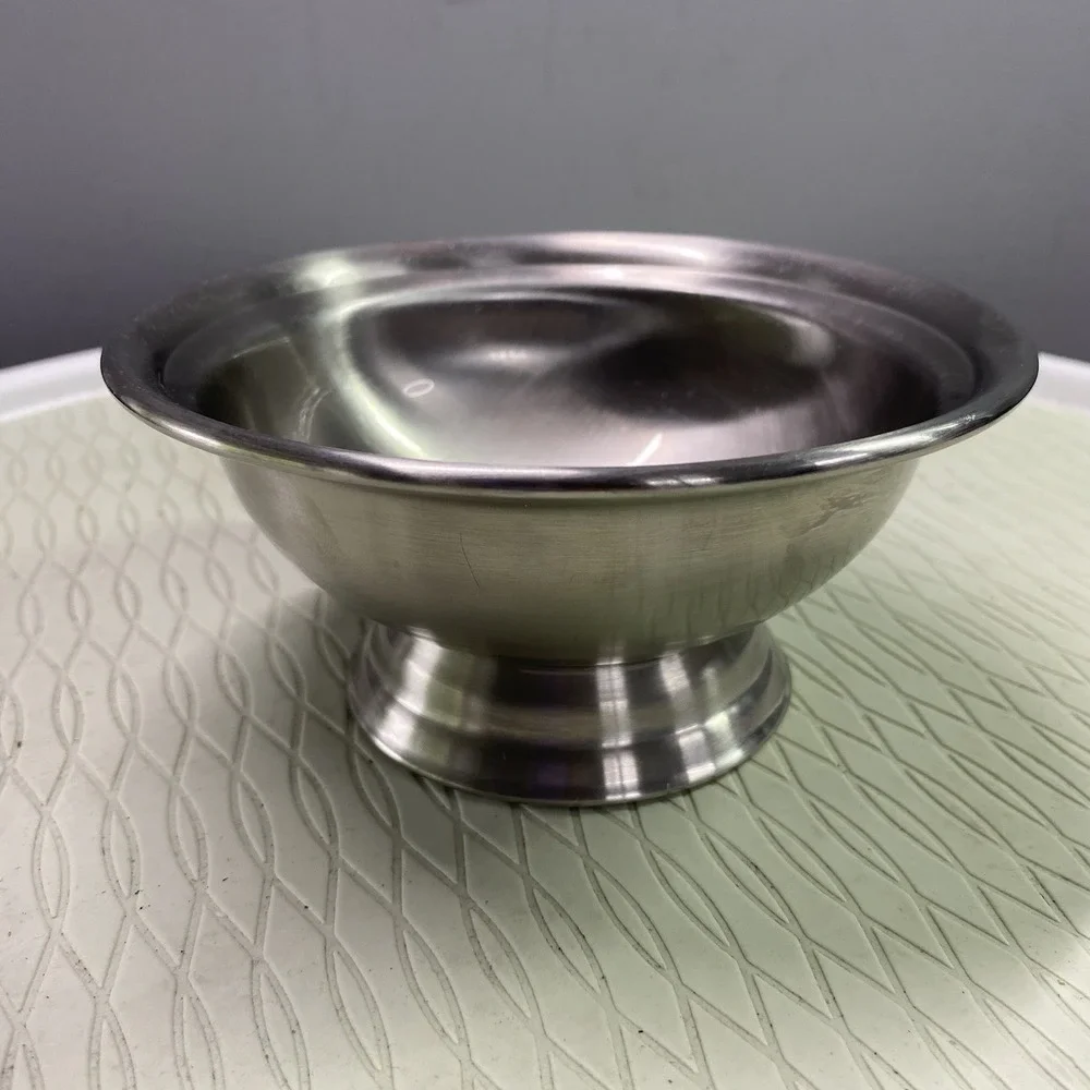 Oneida Stainless‎ Steel Trinket Bowl, Footed, 6